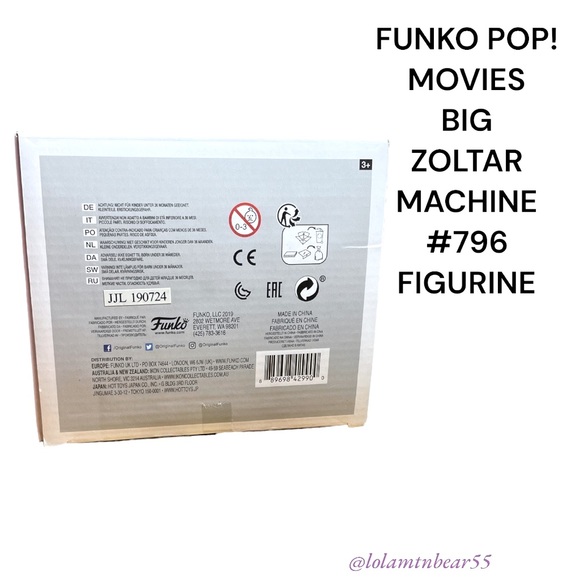 BRAND NEW FUNKO POP! MOVIES “BIG” ZOLTAR MACHINE #796 - GREAT COLLECTIBLE ICONIC - Picture 4 of 11